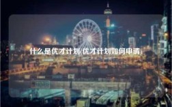 什么是优才计划(优才计划如何申请)