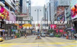 香港人移民美国：是通往自由的「康庄大道」，还是另一趟「围城」？