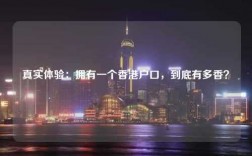 真实体验：拥有一个香港户口，到底有多香？