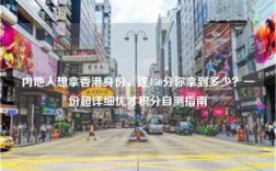 内地人想拿香港身份，这150分你拿到多少？一份超详细优才积分自测指南